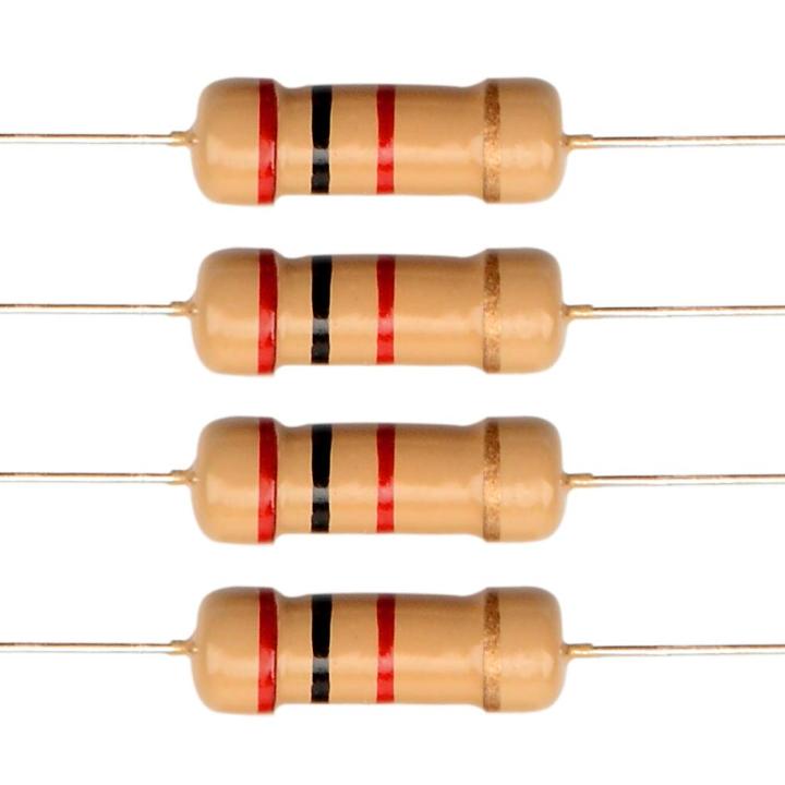 50Pcs-%202K%20Resistor%202K%20Ohm%20Carbon%20Film%20Resistor%202K%201/4W%20Resistance%200.25%20Watt%205%25%20Tolerance%20Fixed%20Resistor%202K%20Ohm%20Resistor%202Pin%20Leads%20-%20Image%203