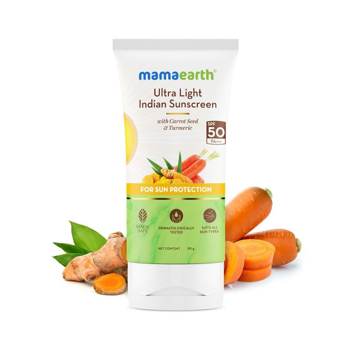 %E3%80%BD%EF%B8%8F%20Mamaearth%20Ultra%20Light%20Indian%20Sunscreen%20with%20Carrot%20Seed,%20Turmeric%20and%20SPF%2050%20PA+++%20(80ml)%20-%20Image%203