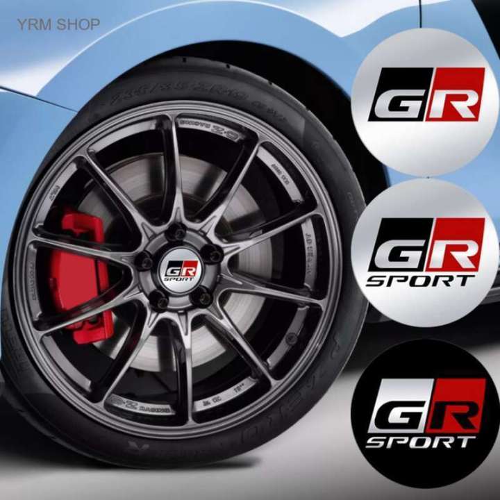 4x%20Aluminum%2060mm%20Car%20Wheel%20Center%20Rim%20Mags%20Hub%20Cap%20Cover%20Trim%20Hubcaps%2056mm%20GR%20Sport%20Emblem%20Badge%20Sticker%20For%20Toyota%20Vios%20Corolla%20Altis%20Y%20Cross%20Rush%20Raize%20Avanza%20Camry%20Wigo%20-%20Image%202