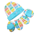 Mittens, Shoes Set Socks 3 Pcs Set (Color as per stock). 