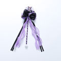 Kuromi clothing, girls princess summer new high-end Lolita children's dress, purple.