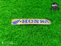 Honda Motorcycle New Design Name Plate Metal Gold.