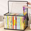 Transparent Book Storage Bag | Large Capacity Transparent Design. 