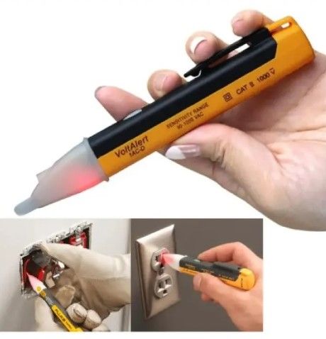 Non-contact Volt Alert Electrical Tester Socket Wall AC Power Outlet ...