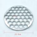 37 Holes Hexagonal Dumpling Mold Metal Jiaozi Maker Kitchen DIY Cooking Tool.