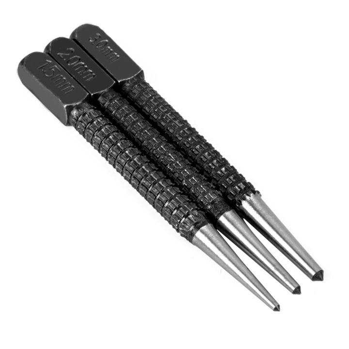 3pcs%20High-carbon%20Steel%20Center%20Punch%20Set%2010cm%20Non%20Slip%20Center%20Punch%20For%20Alloy%20Steel%20Metal%20Wood%20Marking%20Drilling%20Tool%20-%20Image%204