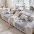 New ins-style sofa cushion Four seasons universal non-slip cotton and linen sofa cushion, thickened sofa cover, backrest towel cover. 