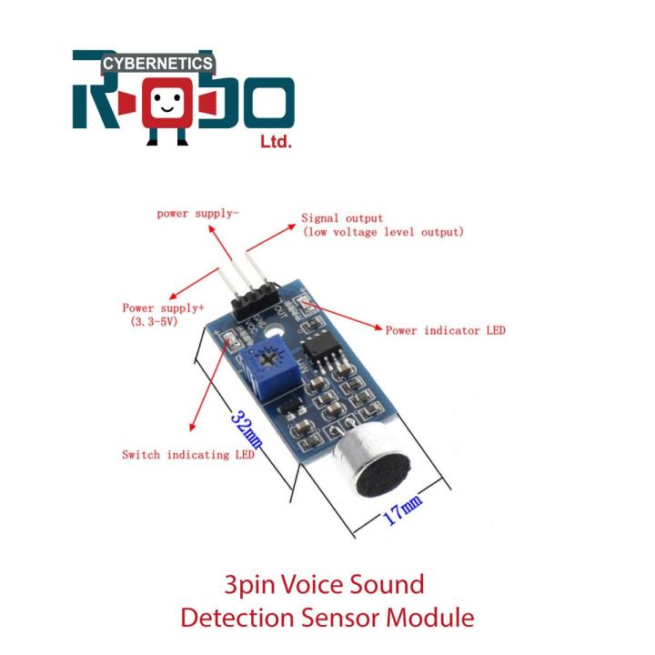 3pin Voice Sound Detection Sensor Module | Daraz.com.bd