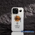 Doodle Trendy Brands Cool Stussy Label Case for Redmi 9A 10C 12 12C 10A 9T 9 13C 9C 10 A1 Note 12 8 10 13 9 10s 11 11s Pro Poco C65 C55 M3 M6 Pro Plating Metal Lens Soft Cover. 
