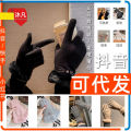 Gloves _ Winter Outdoor Baby Girl Gloves Cycling Touch Screen Gloves Cycling Cute Student Cat Gloves for Women.
