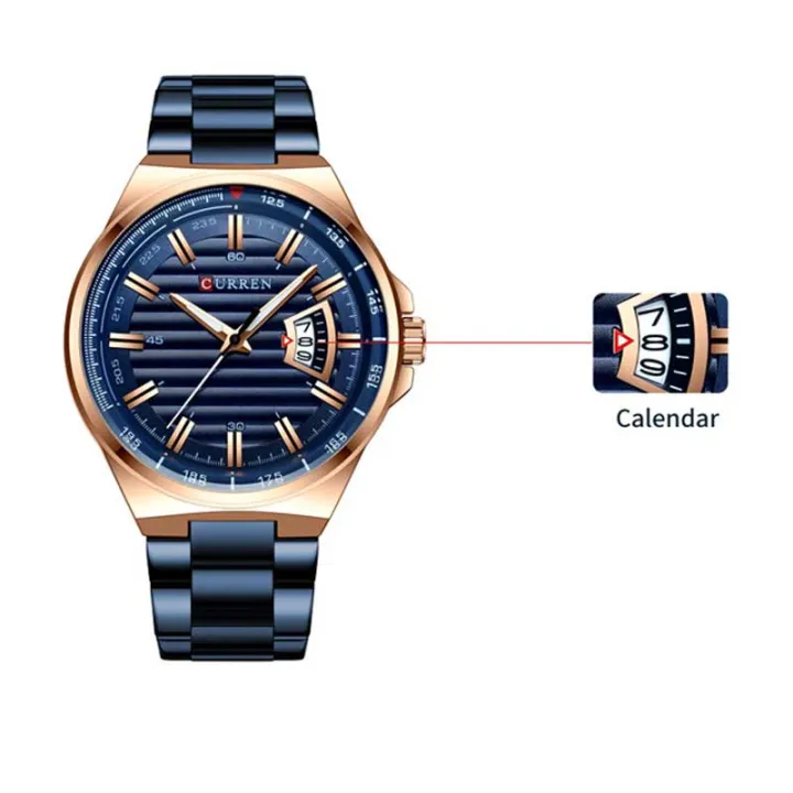 CURREN%208375%20Calendar%20Business%20Waterproof%20Stainless%20Steel%20Band%20Luxury%20Quartz%20Watches%20for%20Men%20-%20Blue%20,%20Rose%20Gold%20-%20Image%204