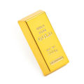 Plastic Fake Gold Bullion Simulated Golden Brick Fake Glittering Gold Bar Paperweight Door Stop Movie Prop Novelty Gift. 