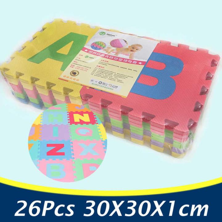 26Pcs Alphabet EVA Puzzle Mat Foam Floor Puzzle Mat Letters Baby Puzzle ...