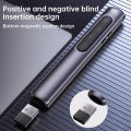 Powerpoint Pen Wireless Presentation Clicker Type-C Rechagable Remote Control Pen for Office Teaching Projector PPT Presenter. 