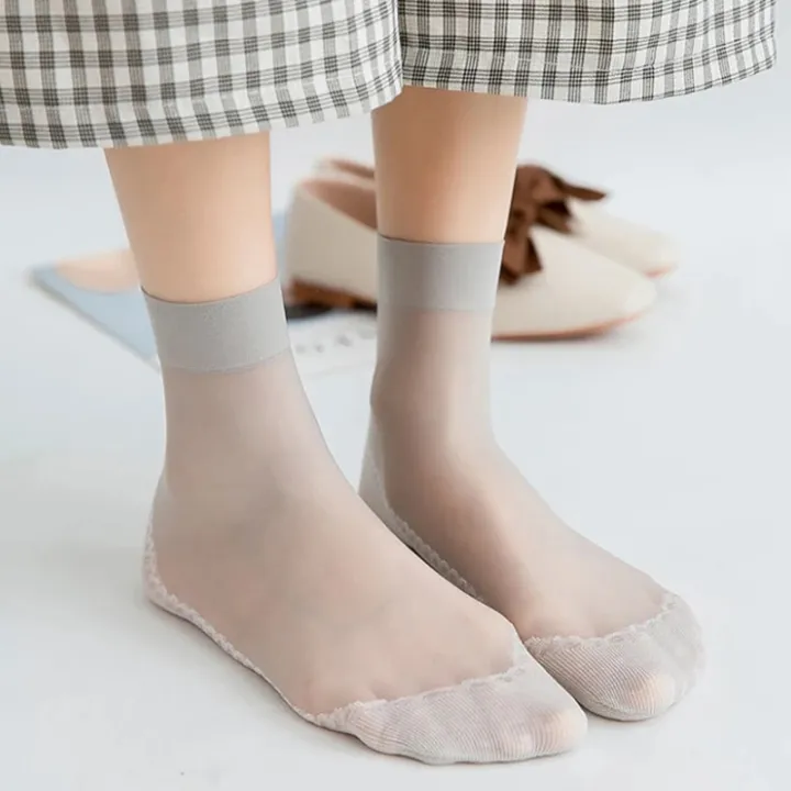 5%20Pairs%20Anti-snagging%20Silk%20Women%20Summer%20Transparent%20Socks%20Cotton%20Sole%20Non-slip%20Seamless%20Thin%20Nylon%20Socks%20Elastic%20Breathable%20Sock%20-%20Image%205
