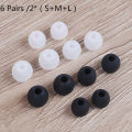 6 Pairs/2*(S+M+L) Silicone Rubber Earplug Ear Pads Universal In-ear Earphone Headphone Replacement Earbud Earplug Pads Cushion Demoo. 