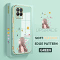 Jizetin (Free Lanyard) for Realme 8 4G / Realme 8 Pro Back Cover Butterfly Girl Luxury 6D Plating Case Side Pattern Soft Silicone Square Phone Cases.