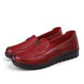 Leisure Women Shoes, High Quality Leather Flat Shoes For Women, Comfortable Handmade Loafers. 