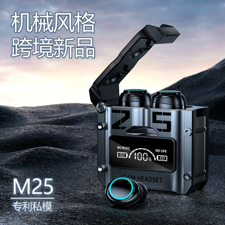 M25 Wireless Bluetooth Headset Long Endurance High Current Cross-border Hot Selling Sports Noise Reduction In-ear Earplugs