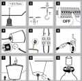 1pcs Black Holder,Pendant Hanging Light Children Room Pendant Holder,001.