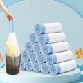 5 Rolls 1 Pack 75Pcs Household Disposable Trash Pouch Kitchen Storage Thicken Garbage Bags Cleaning Waste Bag Plastic Bag. 