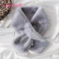 Prom Night Dress Scarf Cozy Stylish Faux Rabbit Fur Scarf for Women Perfect Winter Accessory for Evening Dress Christmas Gift Women Plush Scarf.