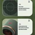 Vertical Space Heater PTC Ceramic Heating Fan Home Portable Electric Heater EU 220V-240V 1200W. 