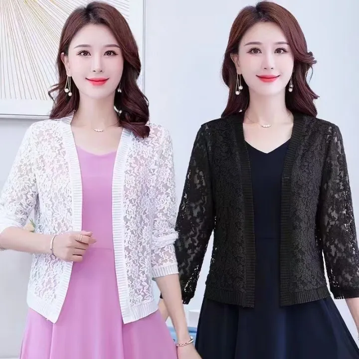 %E3%80%90Popular%20Shawl%E3%80%912023New%20Lace%20Cappa%20Coat%20Sun%20Protection%20Clothing%20Short%20Small%20Coat%20Summer%20All-Matching%20-%20Image%203