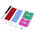 Aluminum cooling heatsink thermal pad for n80 nvme m.2 ngff 2280 pci-e ssd With Thermal Pad HDD Heat Sink Jessica.