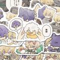 Honkai Star Rail Merch Character Stickers Aventurine Dr. Ratio 80 Pieces Anime Collection. 