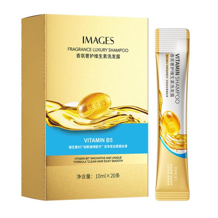 Image fragrance Luxury vitamin shampoo\\ refreshing nourishing smooth hair Smooth hair shampoo 10ml