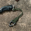 BKKH Emergency High Strength Outdoor Tools Parachute Cord Camping Hiking Paracord Keychain Lanyard Key Ring. 