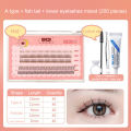 False Eyelashes Natural Single-cluster Eyelashes 3d Mink Lashes Soft Eyelash Extension Makeup Kit.