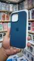 Official apple iPhone 15 Pro Max 6.7 2023 Storm Blue Silicone Case with MagSafe.
