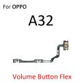 Switch Power ON OFF Key Mute Silent Volume Button Flex Cable Repair Parts For OPPO A5 A9 A31 A33 2020 A32 A35 A36 A37 A39. 