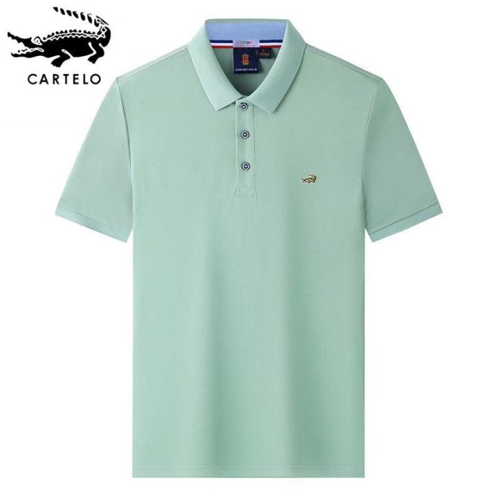 CARTELO%20Summer%20New%20Men's%20Lapel%20Polo%20Shirt%20Cotton%20Embroidered%20Short%20Sleeve%20Casual%20Business%20Fashion%20Slim%20Fit%20Polo%20Shirt%20for%20Men%20-%20Image%203