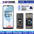 New Tested LCD For OPPO Realme C21 Display RMX3201 LCD Touch Screen Digitizer Assembly With Frame For Realme C21 LCD Display.