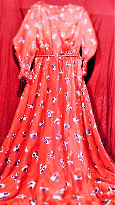 Printed Silky Women's long Dresses in Dubai