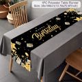Happy 40th Birthday 40 40th Birthday Party Decorations 40 Years Old Birthday Man Birthday Table Runner Banner Door Curtain Decor. 