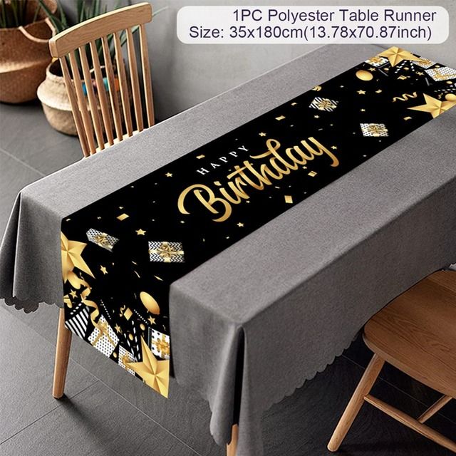 Happy%2040th%20Birthday%2040%2040th%20Birthday%20Party%20Decorations%2040%20Years%20Old%20Birthday%20Man%20Birthday%20Table%20Runner%20Banner%20Door%20Curtain%20Decor%20-%20Image%204