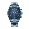 Titan 1805QM01 Blue Neo Splash Blue Dial Stainless Steel Strap Watch. 