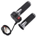 1 Pair Handlebar Throttle Grip 3 Speed Control Handle Accs For E-Bike.