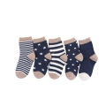 5Pcs/ Set Cute Baby Boys Girls Socks Soft Cotton Breathable Ankle Socks. 