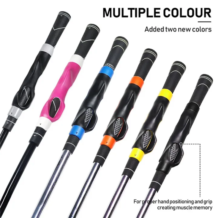 Golf%20Grip%20Training%20Aid%20Golf%20Club%20Handle%20for%20Swing%20Grip%20Trainer%20Left%20Right%20Hand%20Practice%20Aid,Black%20-%20Image%207