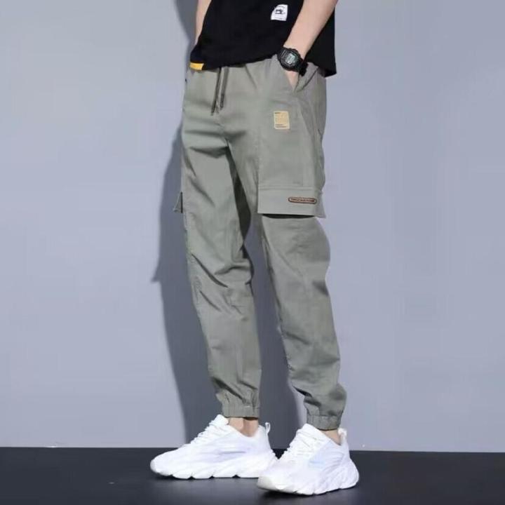 Lightweight%20Material%20Cargo%20Pants%20Multi%20Pockets%20Stretchable%20Waist%20Men's%20Trousers%20Soft%20Fabric%20Wear-resistant%20Jogger%20Pants%20for%20Spring%20Wear%20Summer%20Clothing%20Outdoor%20Activities%20Use%20Urban%20Style%20-%20Image%209