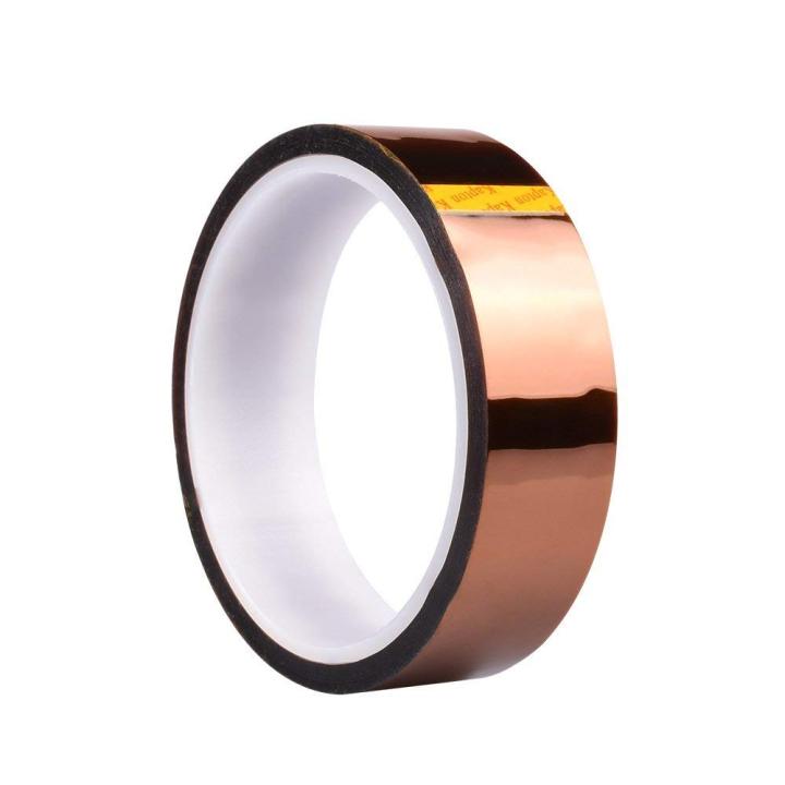 20mm Heat Resistant Kapton Tape 20mm Polyimide Reflective Tape High Temperature Adhesive Polyimide Faucet Electronic Industry