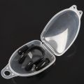ABGZ-2X Black PVC Swimmer Swimming Nose Clip Ear Plug + Clear Case Unise-x. 