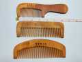 Wooden Hair Combs Handle Shape -1pcs.