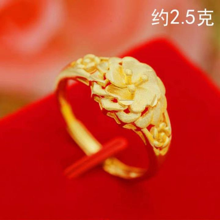 Gold%20Plated%20Rings,%20Big%20Flower%20Women's%20Rings,%20Korean%20Style%20Xiaohongshu%20Open%20Jewelry,%20Street%20Live%20Broadcast,%20Adjustable%20Jewelry,%20Hip%20Hop%20-%20Image%202