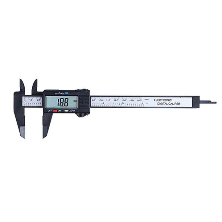 Measuring Tool Vernier Caliper Digital 6 "15mm LCD Electronic Carbon Fiber Caliper Gauge Micrometer Digital Caliper Ruler-black type 2